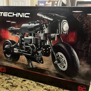 LEGO Technic Black and Gray Motorcycle